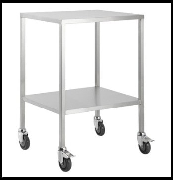 Buy sturdy and durable stainless steel medical trolleys - Stainless Steel Medical Trolleys
